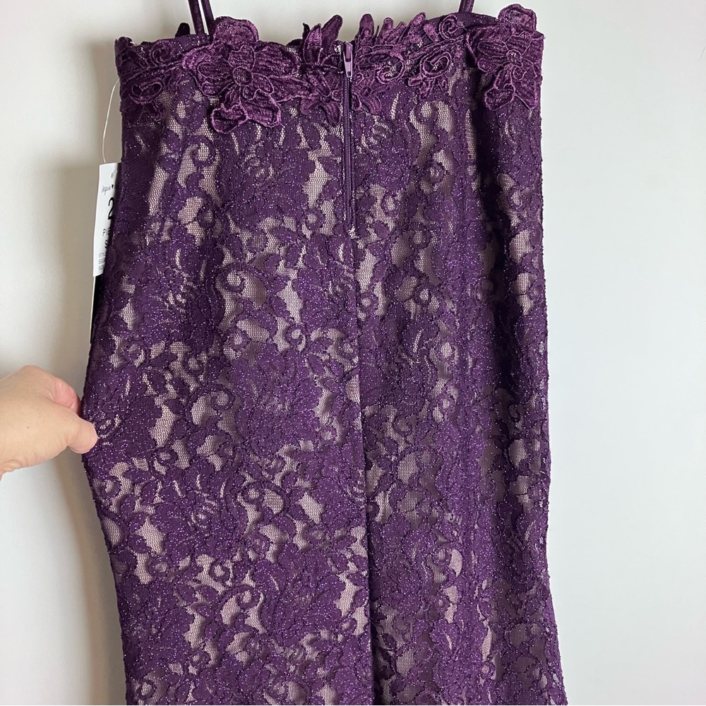 Sequin Hearts 2 Piece Lace Dress - Picture 10 of 16